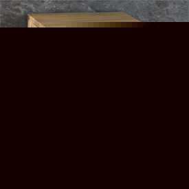 Moda Nova Solid Oak Small Laundry Basket