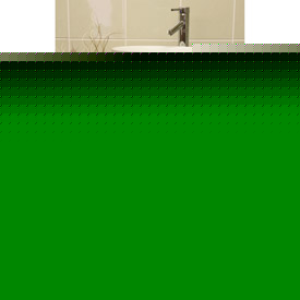 Moda Venezia Single Door Bathroom Cabinet, Basin and Tap