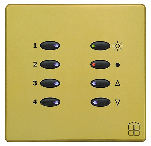 Mode Lighting SceneStyle2 Polished Brass - Black Buttons