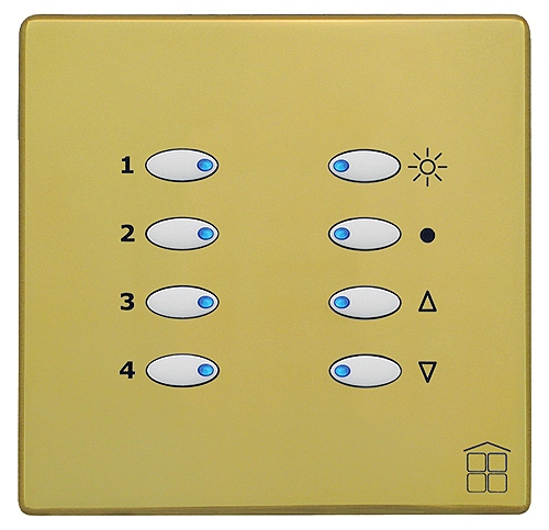 Mode Lighting SceneStyle2 Polished Brass - White Buttons