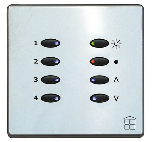 Mode Lighting SceneStyle2 Polished Chrome - Black Buttons