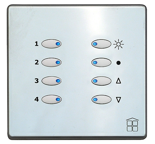 Mode Lighting SceneStyle2 Polished Chrome - White Buttons