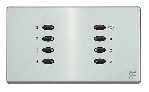Mode Lighting SceneStyle4 Polished Chrome - Black Buttons