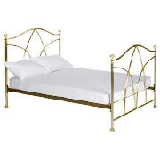 King Bed, Antique Brass finish