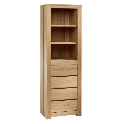 Modena Oak Furniture Modena Oak Bookcase - Tall