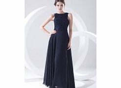 Modern Bateau Evening Dresses Wedding Party Dark