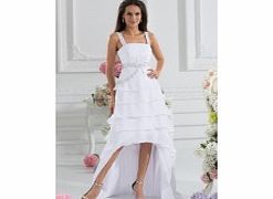 Modern Elegant Straps Stretch satin Chiffon