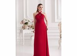 Modern Elegant Terse Halter Stretch satin