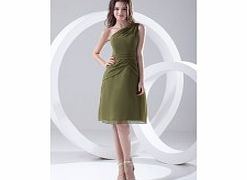 Modern One Shoulder Bridesmaids Wedding Party