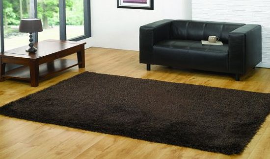 Modern Rugs Ltd. Santa Cruz Summertime Brown / Black Contemporary Rug Size: 230cm x 160cm (7 ft 6.5 in x 5 ft 3 in)
