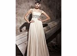Modern Straps Sleeveless Chiffon Wedding Dresses