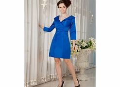 Modern V-neck Prom Dresses Wedding Party Royal