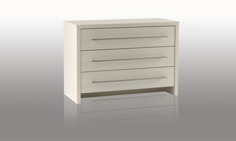 modular Bedroom Larch 3 Drawer Wide Chest