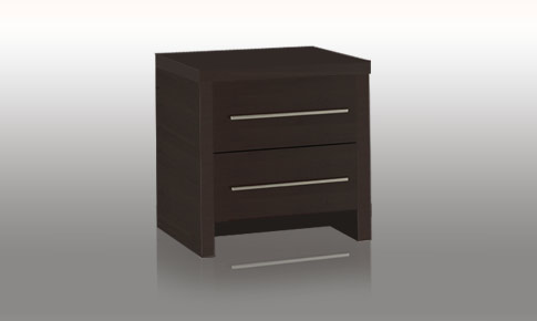 modular Bedroom Wenge 2 Drawer Bedside Chest