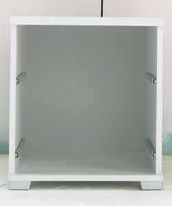 Bedside Chest - White