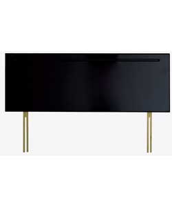 modular Black Gloss Double Headboard