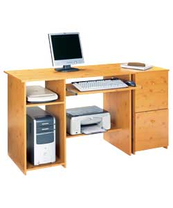 Modular Desk - Pine Effect