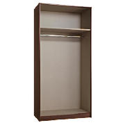 MODULAR Double Wardrobe Frame, Walnut