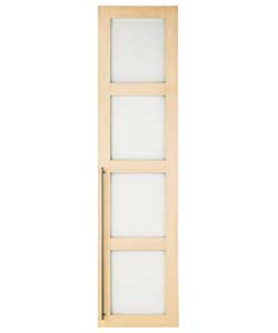 MODULAR Glass Shaker Wardrobe Door - Maple