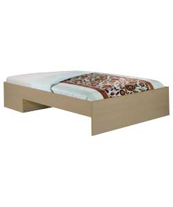 modular Maple Double Bed with Comfort Matt