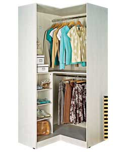Walnut Corner Wardrobe Frame Conversion Pack