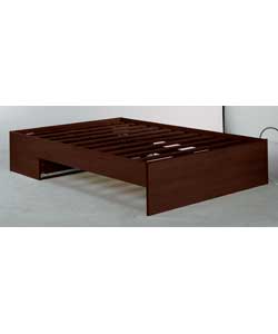 Wenge Double Bed Frame Only