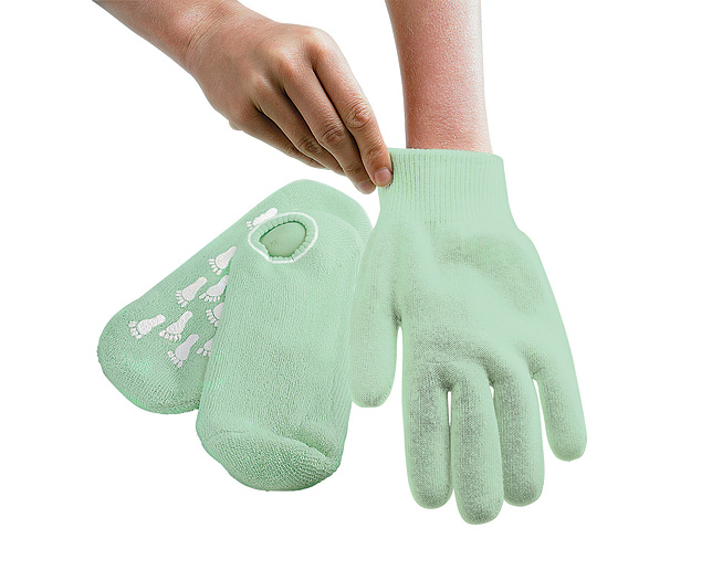 Moisturising Gloves - Green