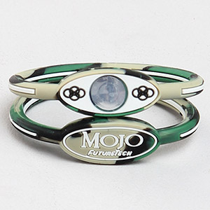 Mojo 6 inch Single Holographic wristband - Camo