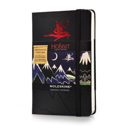 Moleskine The Hobbit Limited Edition Hard Ruled Large Notebook 2013 - Black