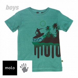 Molo T-Shirts - Molo Rob T-Shirt - Light Petrol