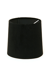 Moltex Products Black Velvet Table Lampshade In Black Velvet Fabric