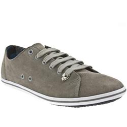 Momentum Male Howard Suede Upper Fashion Trainers in Grey