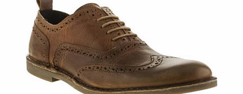 momentum Tan Desmond Brogue Shoes