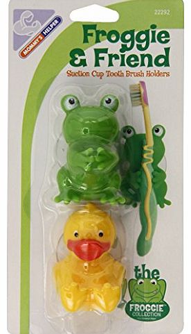 Frog and Duck Toothbrush Holder (Pack of 2)