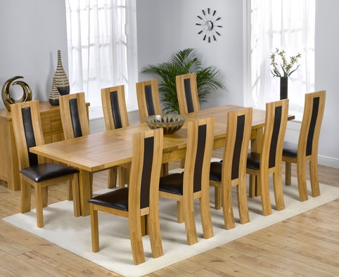 Oak Extending Dining Table - 180-270cm &