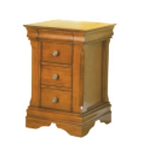 Monarch 3 Drawer Bedside Cabinet