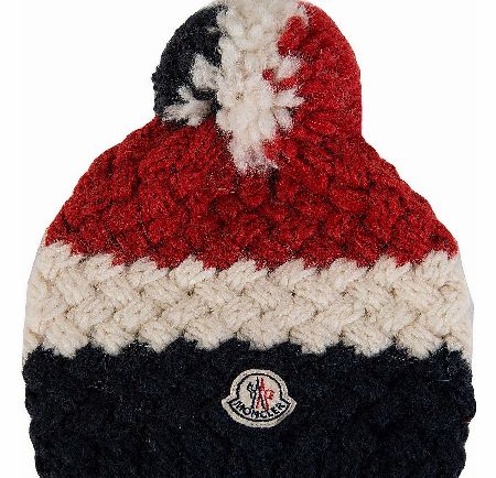 MONCLER Beretto Bobble Hat Navy