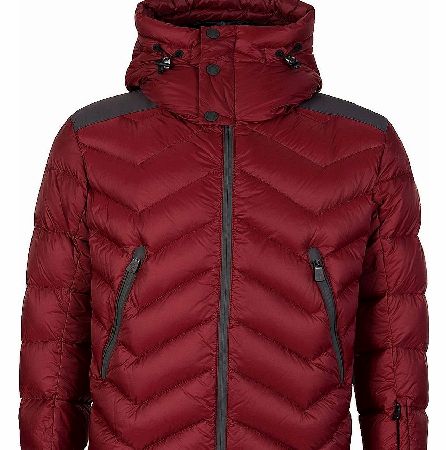 MONCLER Brive Burgundy Jacket