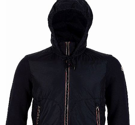 MONCLER Contrast-Panel Hooded Sweatshirt