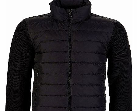 MONCLER Contrast Sleeve Knitted Body Warmer