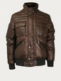MONCLER OUTERWEAR BROWN 5 MON-U-COLBUS40352-50
