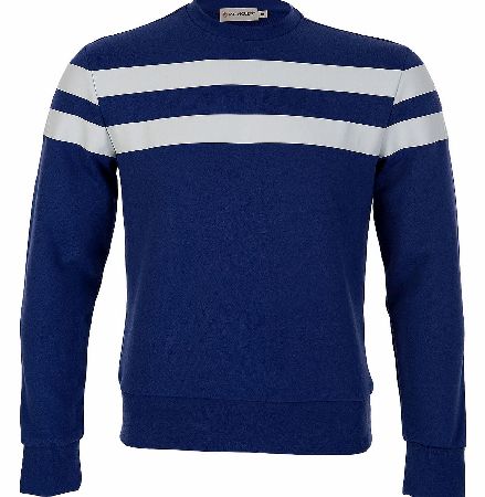 MONCLER Sports Cotton Stripe Sweatshirt