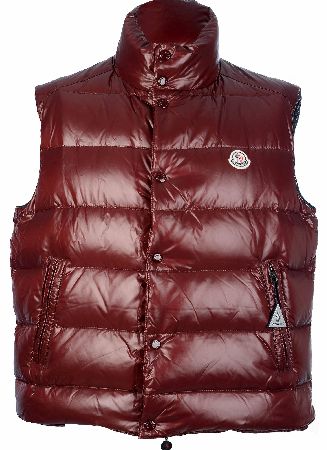 MONCLER Tib Gilet Burgundy