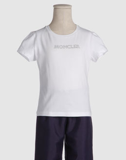 MONCLER TOP WEAR Short sleeve t-shirts GIRLS on YOOX.COM