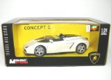 MONDO MOTORS 1/24 LAMBORGHINI CONCEPT SPEARL WHITE (CTN 12)