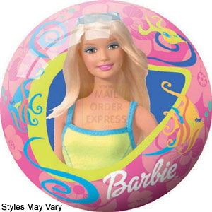 U K Barbie Summer Play Ball 23cm