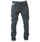 Aqua Tech Indigo Tapered Fit Jeans -