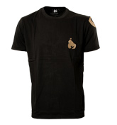 Black T-Shirt with Large Gold Money