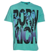 Money Born Rich Blue Radiance T-Shirt