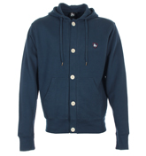 Money Classic Button Fly Hooded Vintage Blue